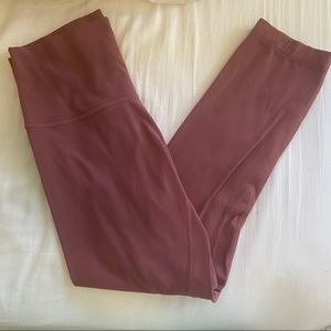 lululemon misty merlot 23” align leggings